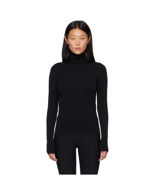 Wolford Black Aurora Long Sleeve T-Shirt