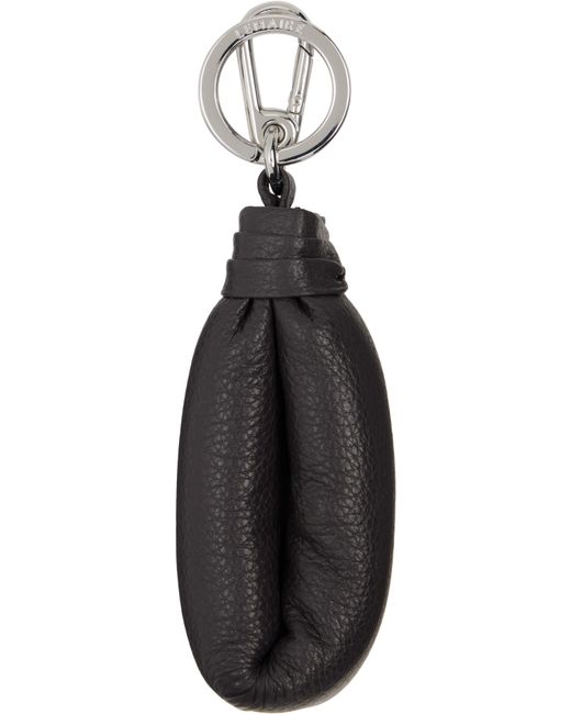 Lemaire Men's Black Wadded Keychain