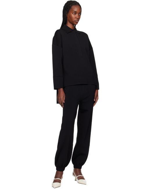 Max Mara ブラック Tirreno ラウンジパンツ Black