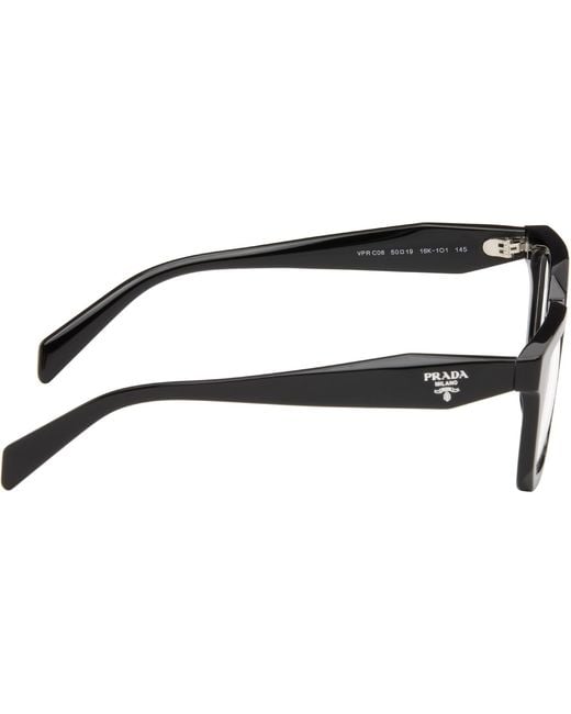 Prada Black Square Glasses