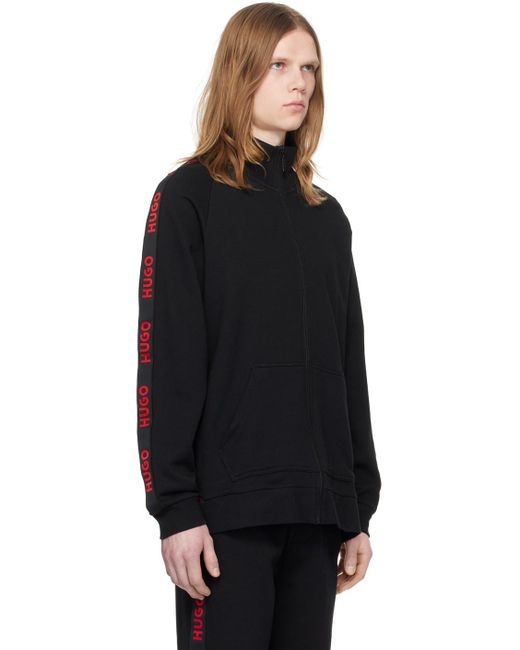 HUGO Black Relaxed-fit Sweater for men