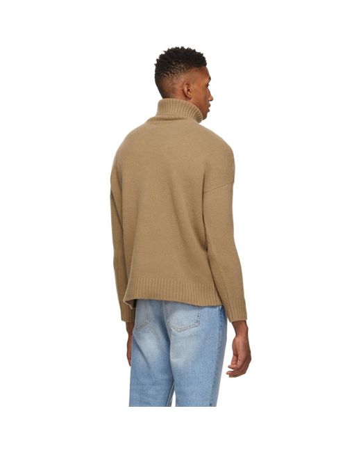 Harmony Tan Windy Turtleneck in Natural for Men - Lyst