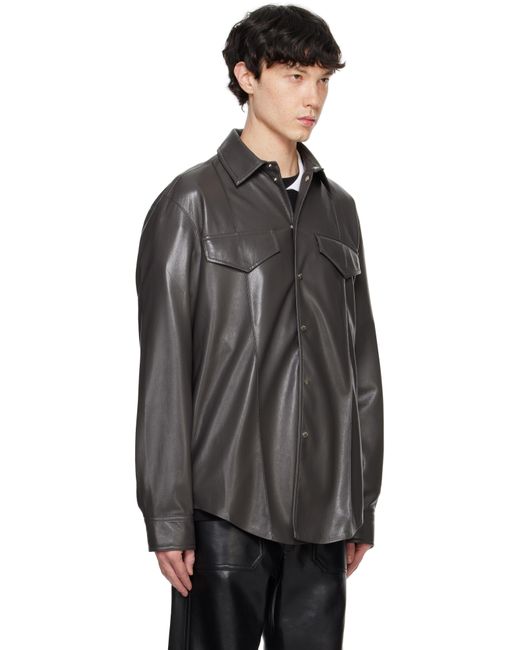 NANUSHKA ヴィーガンレザー シャツ 【公式通販】