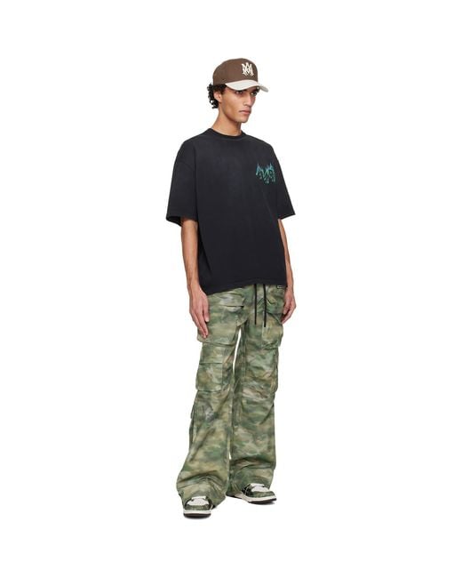 Amiri Black Khaki Classic Low Sneakers for men