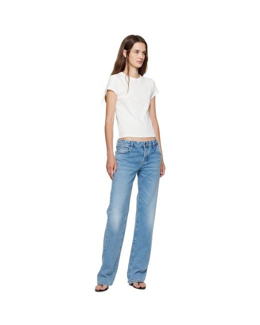St. Agni Blue Outland Denim Edition Mid Rise Balloon Jeans