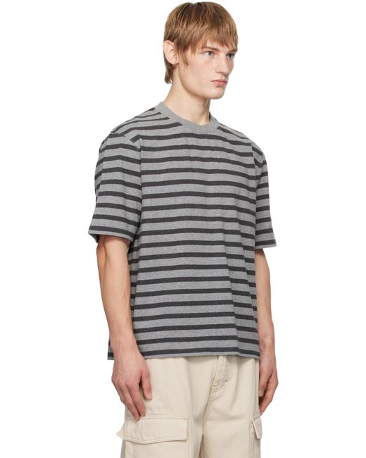 AMI Gray Sailor T-Shirt for men