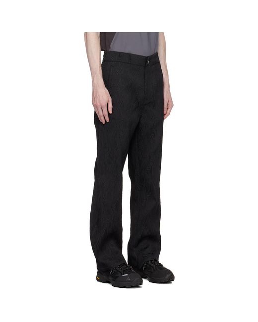 Uncertain Factor Black Lineman Trousers for men