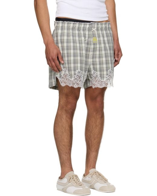 Martine Rose White Ssense Exclusive French Knickers Shorts for men