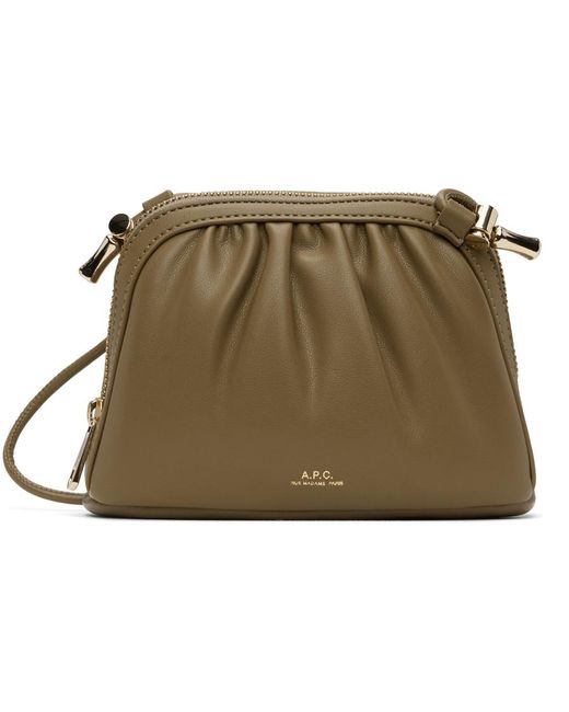 美品・希少】A.P.C. BOURSE NINON SMALL ゴールドバッグ 楽天市場 
