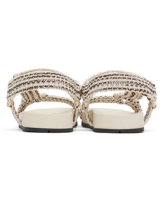 Bottega Veneta Black Off- Trip Sandals for men
