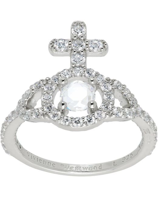 Vivienne Westwood Metallic Olympia Ring for men