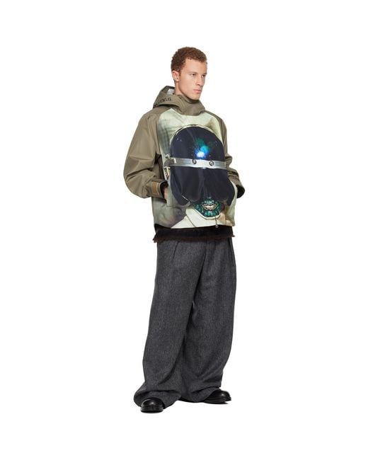 Undercover Blue Khaki Uc2E4205-1 Jacket for men