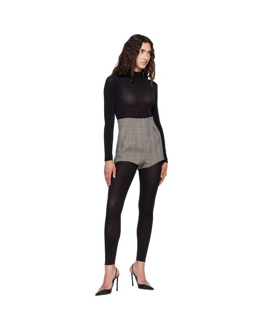 Wolford Black Velvet 66 Leggings