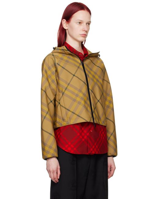 Burberry Red Check Jacket