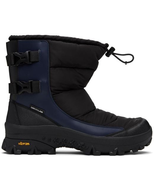 untitlab Black Un Sakura Boots for men