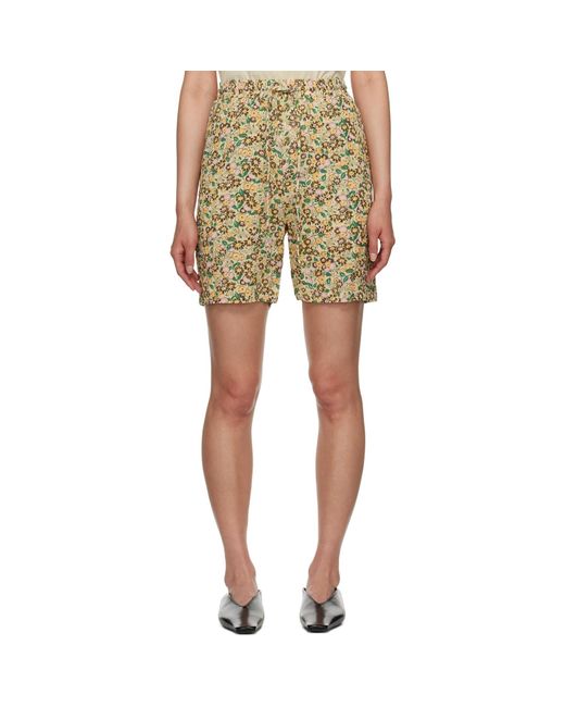 Nanushka Yellow Doxxi Shorts