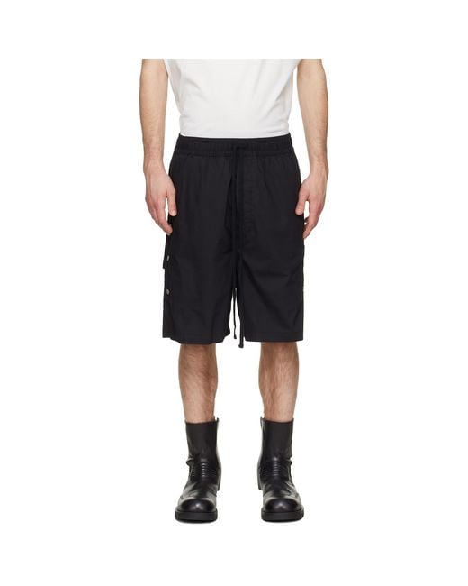Thom Krom Black M P 33 Shorts for men