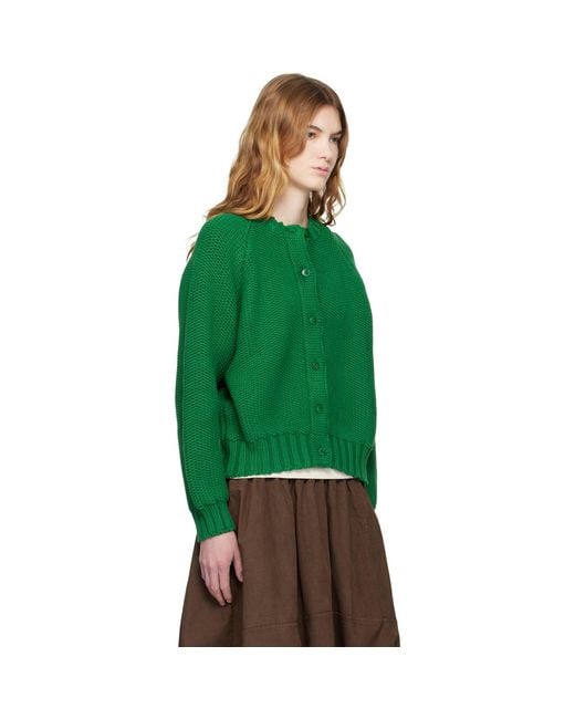 YMC Green Atomic Cardigan