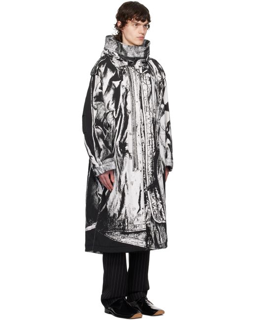 Jean Paul Gaultier Black 'The Trompe-L'Œil' Coat for men