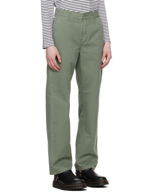 Pantalon pierce vert Carhartt en coloris Green