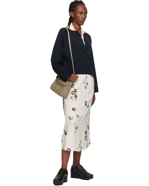 Stella McCartney カーキ Alter スエード バッグ Metallic