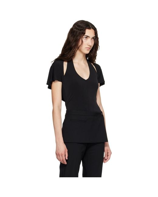 Sandy Liang Black Bellini Top