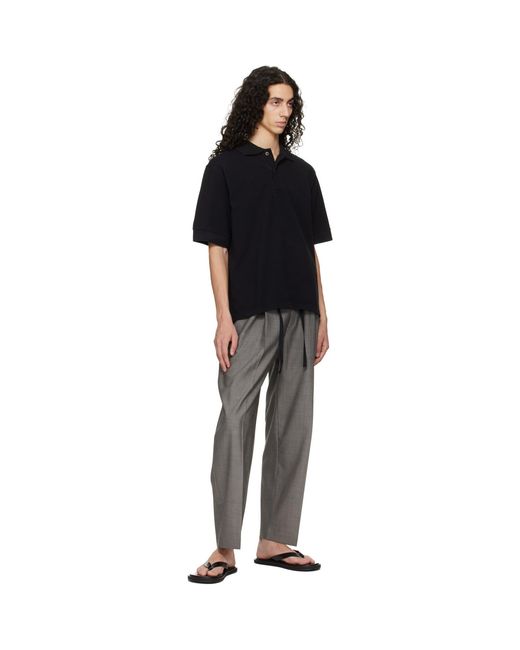 Studio Nicholson Black Curren Flip-Flops for men