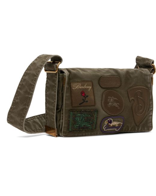 Sac À Bandoulière De Style Trench Kaki Burberry pour homme en coloris Black