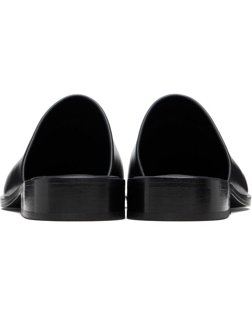 Studio Nicholson Black Barlow Slip-On Loafers for men