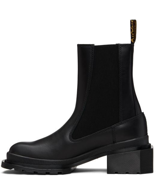 Dr. Martens Black Maybole Square Toe Chelsea Boots