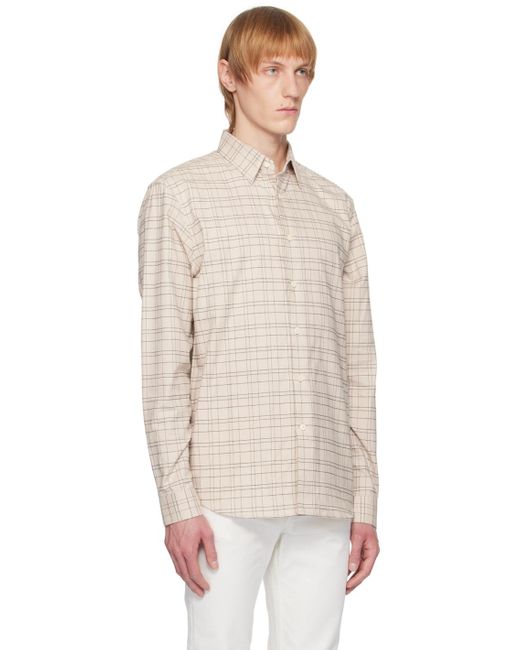 Theory Multicolor Off-white Irving Shirt for men