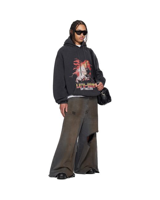 Lu'u Dan Gray 'Year Of The Horse' Oversized Hoodie for men
