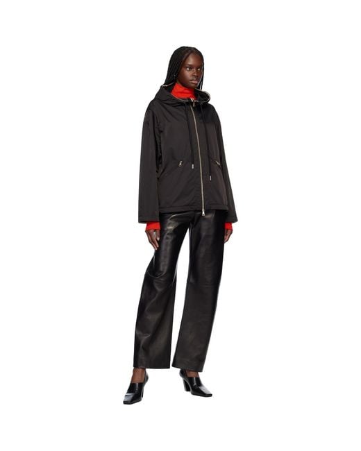 Moncler Black Cassiopea Hooded Jacket