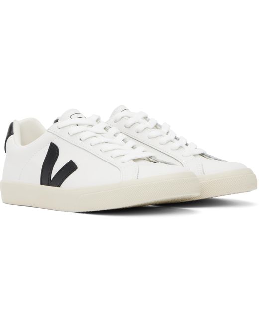 Baskets Esplar Blanc Et Noir En Cuir Veja pour homme en coloris Black