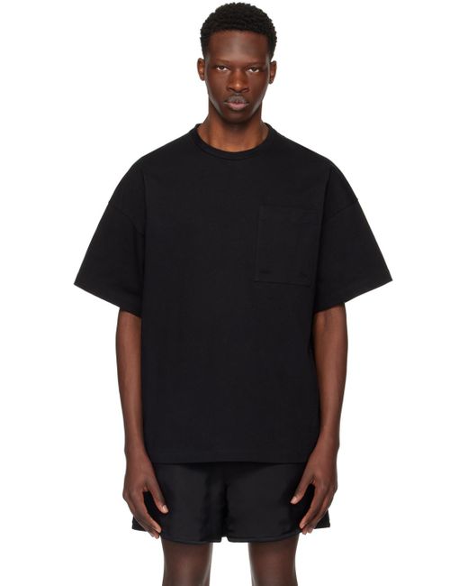 Jil Sander Black Patch T-shirt for men