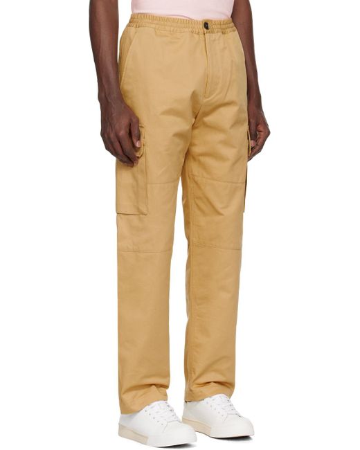 Pantalon cargo à cordon coulissant Marni pour homme en coloris Natural