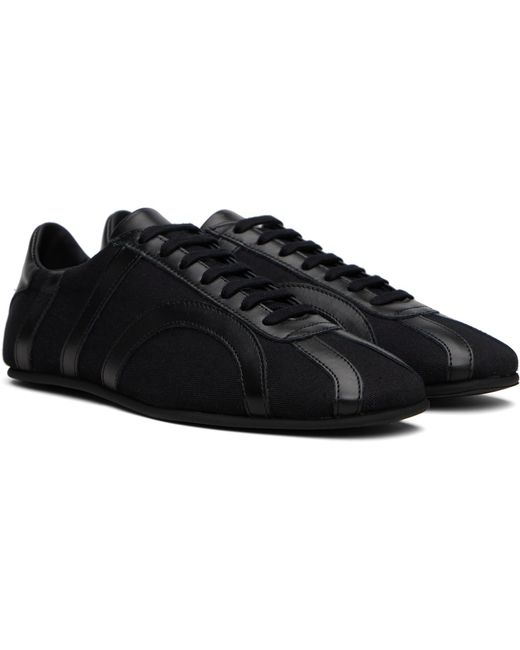 Totême  Black Canvas Sneakers