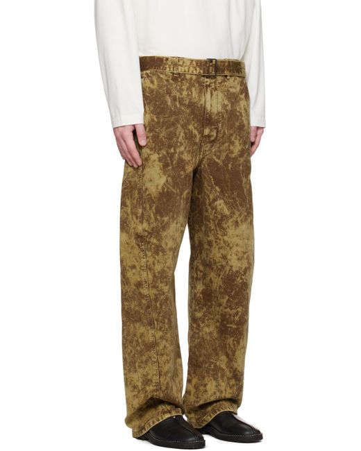 Lemaire Multicolor Twisted Belted Jeans for men