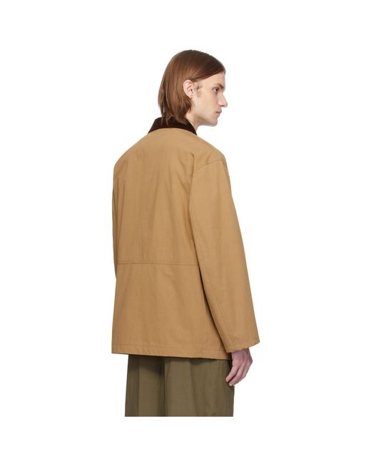 The Row Natural Tan Frank Jacket for men