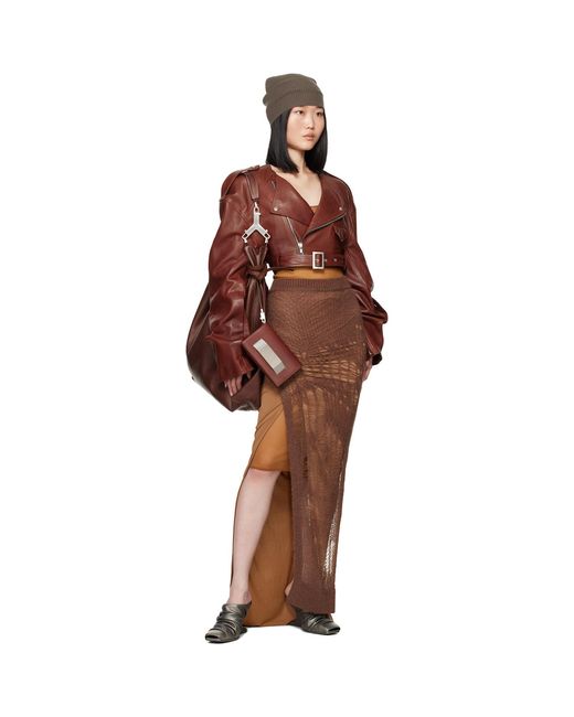 Rick Owens Multicolor Porterville Spider Ziggy Maxi Skirt