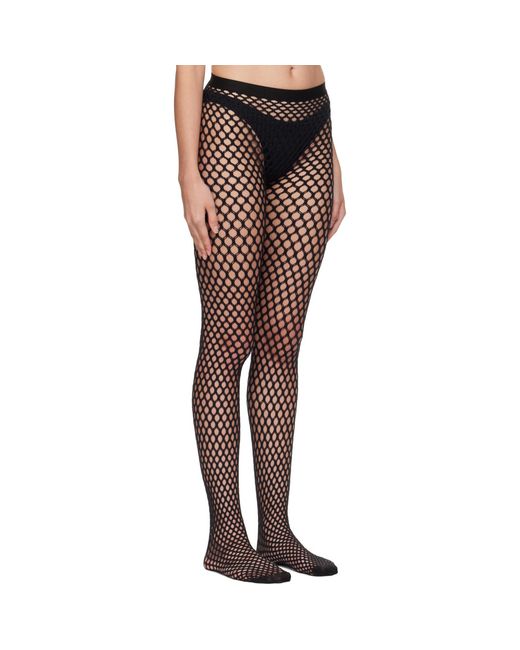 Wardrobe NYC Black Web Tights