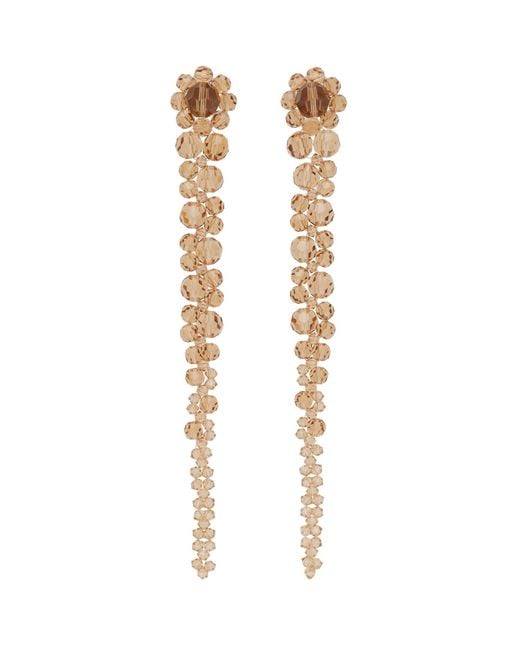 Simone Rocha Metallic Drip Earrings