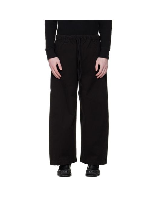 Entire studios Black Loft Trousers for men