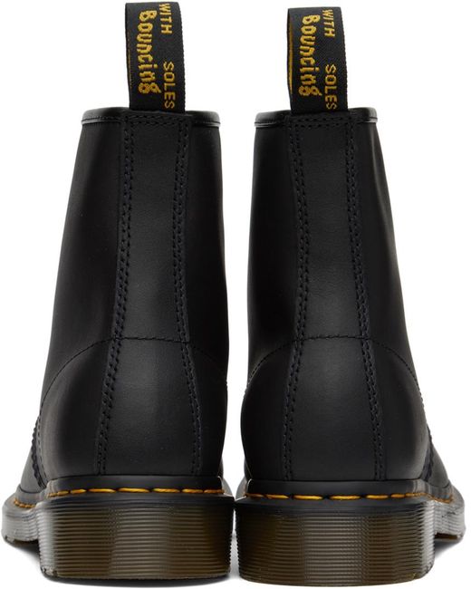 Dr. Martens Black 1460 Greasy Boots for men