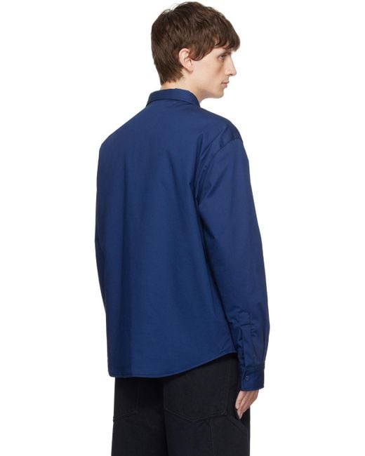 Emporio Armani Blue Insulated Jacket for men