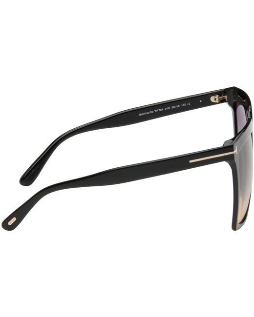Tom Ford Black Sabrina Sunglasses
