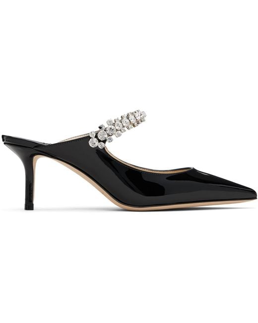 Jimmy Choo Black Bing 65 Mules