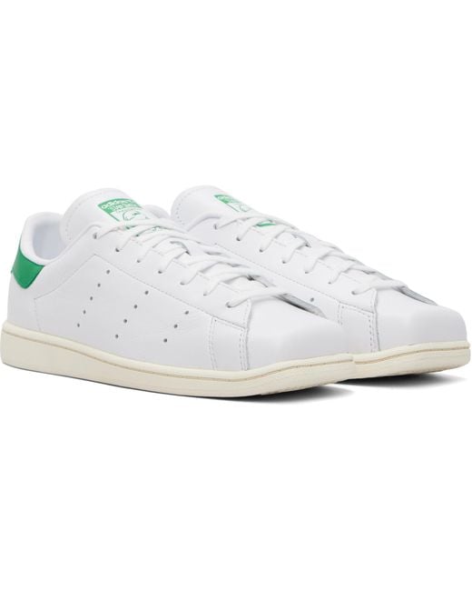 Adidas Originals White Stan Smith Sq Sneakers