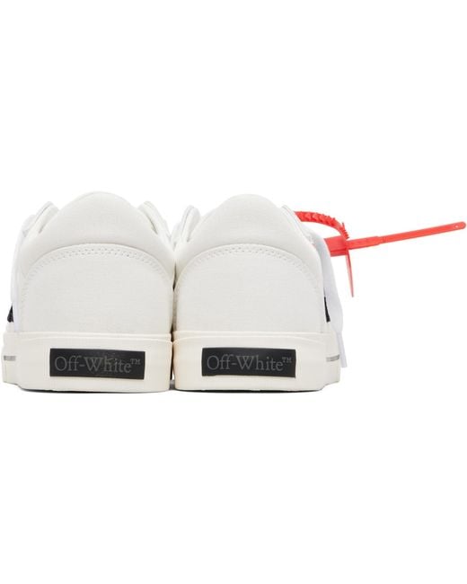Off-White c/o Virgil Abloh Black Vulcanized Low Sneakers for men