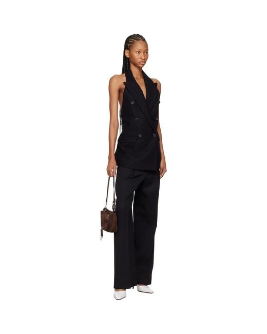 Our Legacy Black Blaze Apron Vest